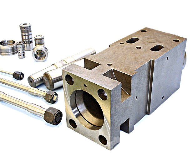 hydraulic breaker middle cylinder block