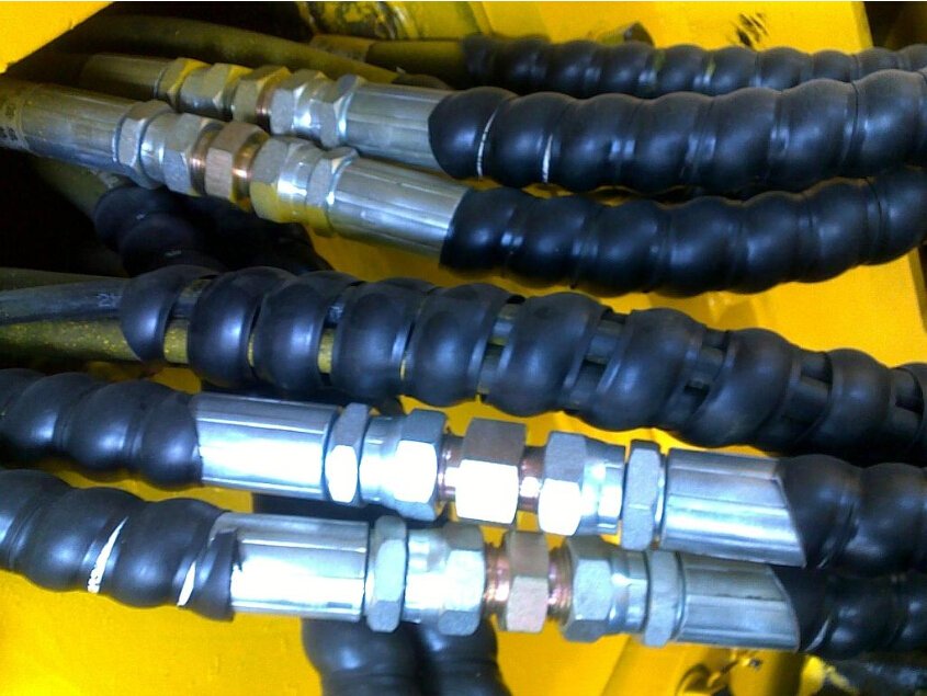 swing motor hydraulic hose