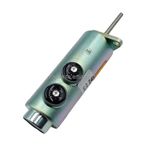 110-6465 Fuel Shutoff Solenoid 24V Fit for Caterpillar CAT 3306 Engine E329D Excavator 110-6465