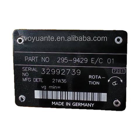 For Caterpillar 345D L/349D L Hydraulic Fan Pump 295-9429 E/C 01 Piston Excavator Construction Machinery Parts 295-9429